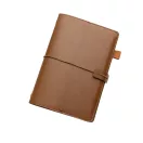 Agenda cu elastic, Everestus, 2610E18672, A5, Dictando, 15.2x22.5x1.8 cm, Poliuretan, Hartie, Maro