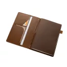 Agenda cu elastic, Everestus, 2610E18672, A5, Dictando, 15.2x22.5x1.8 cm, Poliuretan, Hartie, Maro