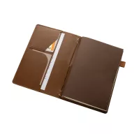   Agenda cu elastic, Everestus, 2610E18672, A5, Dictando, 15.2x22.5x1.8 cm, Poliuretan, Hartie, Maro