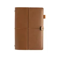   Agenda cu elastic, Everestus, 2610E18672, A5, Dictando, 15.2x22.5x1.8 cm, Poliuretan, Hartie, Maro