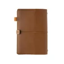 Agenda cu elastic, Everestus, 2610E18672, A5, Dictando, 15.2x22.5x1.8 cm, Poliuretan, Hartie, Maro