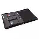 Mapa A4 cu fermoar, 33.1x24.5x2 cm, XD, 20SEP0176, Poliester, Hartie, Negru