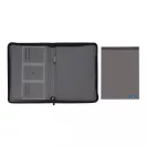 Mapa A4 cu fermoar, 33.1x24.5x2 cm, XD, 20SEP0175, Poliester, Hartie, Antracit