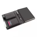 Agenda A5, 22.2x17.2x2.1 cm, XD, 20SEP0329, Poliester, Hartie, Negru