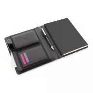   Agenda A5, 22.2x17.2x2.1 cm, XD, 20SEP0329, Poliester, Hartie, Negru