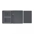 Agenda A5, 22.2x17.2x2.1 cm, XD, 20SEP0328, Poliester, Hartie, Antracit