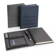   Agenda A5, 22.2x17.2x2.1 cm, XD, 20SEP0330, Poliester, Hartie, Albastru