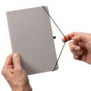 Agenda A5, Dictando, 2410E24438, Everestus, 21 x 13.5 x 1.5 cm, Piele ecologica, Gri light