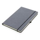 Agenda, 21MAR2128, 21x13.5x1.5 cm, 80 file, A5, Dictando, Coperta cu elastic, Everestus, Piele, Hartie, Gri