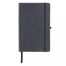 Agenda, 21MAR2128, 21x13.5x1.5 cm, 80 file, A5, Dictando, Coperta cu elastic, Everestus, Piele, Hartie, Gri