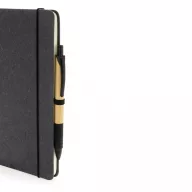   Agenda, 21MAR2128, 21x13.5x1.5 cm, 80 file, A5, Dictando, Coperta cu elastic, Everestus, Piele, Hartie, Gri