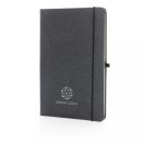 Agenda, 21MAR2128, 21x13.5x1.5 cm, 80 file, A5, Dictando, Coperta cu elastic, Everestus, Piele, Hartie, Gri
