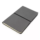 Agenda, 21MAR2120, 20.8x13x1 cm, 96 file, A5, Dictando, Coperta cu elastic, Everestus, Poliuretan, Hartie, Negru