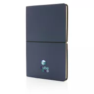   Agenda, 21MAR2122, 20.8x13x1 cm, 96 file, A5, Dictando, Coperta cu elastic, Everestus, Poliuretan, Hartie, Albastru