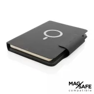   Agenda A5 cu incarcare wireless 10W, XD, 21OCT1104, 18 x 3 x 22.5 cm, Poliuretan, Negru