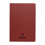   Agenda A5, Dictando, 2401E16100, Everestus, 21.3x14.2x1.2 cm, Hartie, Rosu
