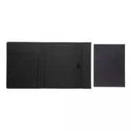 Mapa A4, XD, 18SEP2628, 31.5x24x2.5 cm, Rpet, Hartie, Negru
