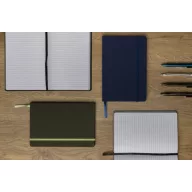   Agenda, Everestus, 42FEB231430, A5, Dictando, Coperta standard, 80 file, 21.3x14.2x1.5 cm, Poliester, Hartie, Albastru Navy