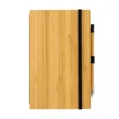 Agenda + Pix, Everestus, 42FEB231424, A5, Dictando, Coperta standard, 70 file, 21x13x1.3 cm, Bambus, Hartie, Maro