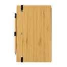 Agenda + Pix, Everestus, 42FEB231424, A5, Dictando, Coperta standard, 70 file, 21x13x1.3 cm, Bambus, Hartie, Maro