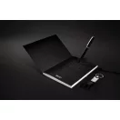 Set agenda A5, pix si breloc, Swiss Peak, 2601E14742, Dictando, 22.5x21.5x2.5 cm, Hartie, Otel, Negru