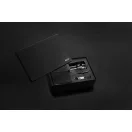 Set agenda A5, pix, breloc si cana de voiaj 350 ml, Swiss Peak, 2601E14743, Dictando, 36x24x10 cm, Otel, Hartie, Negru