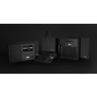   Set agenda A5, pix, breloc si cana de voiaj 350 ml, Swiss Peak, 2601E14743, Dictando, 36x24x10 cm, Otel, Hartie, Negru