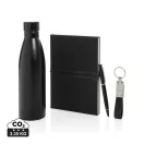 Set agenda A5, pix, breloc si sticla de apa 480 ml, Swiss Peak, 2601E14744, Dictando, 35x29x9 cm, Otel, Hartie, Negru