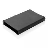   Portcard securizat RFID, maxim 6-10 carduri, Everestus, 20IAN092, Aluminiu, ABS, Negru