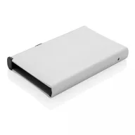   Portcard securizat RFID, maxim 6-10 carduri, Everestus, 20IAN094, Aluminiu, ABS, Argintiu