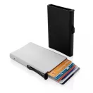 Portcard securizat RFID, maxim 6-10 carduri, Everestus, 20IAN094, Aluminiu, ABS, Argintiu