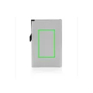 Portcard securizat RFID, maxim 6-10 carduri, Everestus, 20IAN094, Aluminiu, ABS, Argintiu