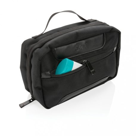 Geanta cosmetice, Swiss Peak by AleXer, 22FEB0375, 24x9x14 cm, Poliester, Negru