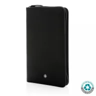   Portofel de calatorie RFID, Swiss Peak, 18SEP2918, 22.7x13.9x2 cm, Poliuretan, Negru