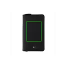 Portofel de calatorie RFID, Swiss Peak, 18SEP2918, 22.7x13.9x2 cm, Poliuretan, Negru