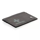 Portcard securizat RFID pentru 8 carduri, anti-frauda, Swiss Peak, RD, pu, negru, 70x103x3 mm