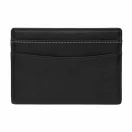 Portcard securizat RFID pentru 8 carduri, anti-frauda, Swiss Peak, RD, pu, negru, 70x103x3 mm