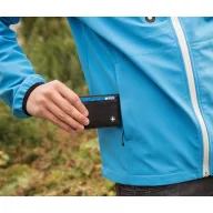   Portcard securizat RFID pentru 8 carduri, anti-frauda, Swiss Peak, RD, pu, negru, 70x103x3 mm