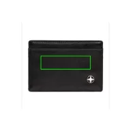   Portcard securizat RFID pentru 8 carduri, anti-frauda, Swiss Peak, RD, pu, negru, 70x103x3 mm