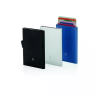   Portcard securizat RFID, Everestus, RD, aluminiu, negru, 8x64x95 mm
