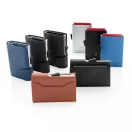 Portcard securizat RFID, Everestus, RD, aluminiu, negru, 8x64x95 mm