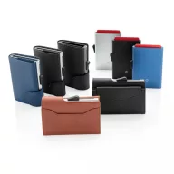  Portcard securizat RFID, Everestus, RD, aluminiu, negru, 8x64x95 mm