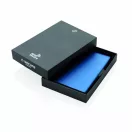 Portcard securizat RFID, Everestus, JU004, aluminiu, albastru
