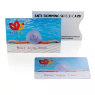 Card cu protectie RFID, Everestus, AG, pvc, alb, 2x54x86 mm