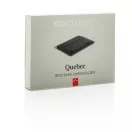 Portcard subtire securizat RFID, XD, QC, pu, negru, 3x85x115 mm