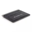 Portcard subtire securizat RFID, XD, QC, pu, negru, 3x85x115 mm
