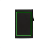   Portcard magnetic RFID, Everestus, 2601E14740, 9.6x6.2x0.8 cm, Aluminiu, ABS, Negru