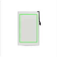   Portcard magnetic RFID, Everestus, 2601E14741, 9.6x6.2x0.8 cm, Aluminiu, ABS, Argintiu