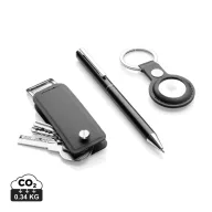   Set instrumente de scris, 2410E24673, Swiss Peak, 10 x 2.5 x 15 cm, Poliuretan, Negru