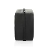   Geanta de cosmetice multifunctionala, Swiss Peak, 2610E19129, Compartimentata, Cu agatatoare, 25.5x10x19 cm, rPET, Negru